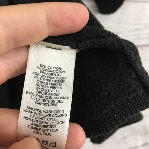 DKNY metallic black sweater - Picture 4 of 6